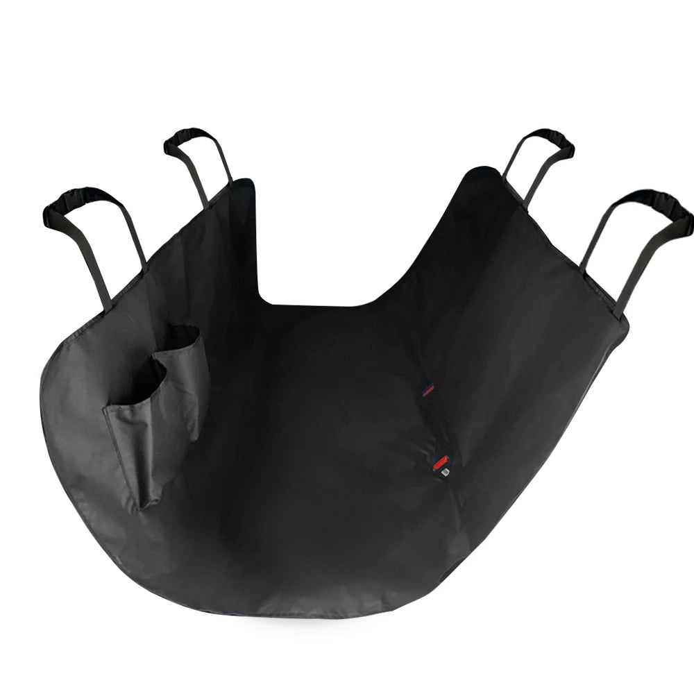 PawHaven™ Hard Bottom Dog Car Seat Cover – Waterproof Travel Hammock