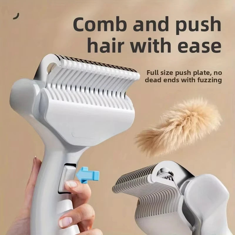 Stainless Steel Dog Hair Removal Brush Comb Pet Hair Remover Brush For Dogs Grooming Tools Pets Dematting Comb Dogs Accessories