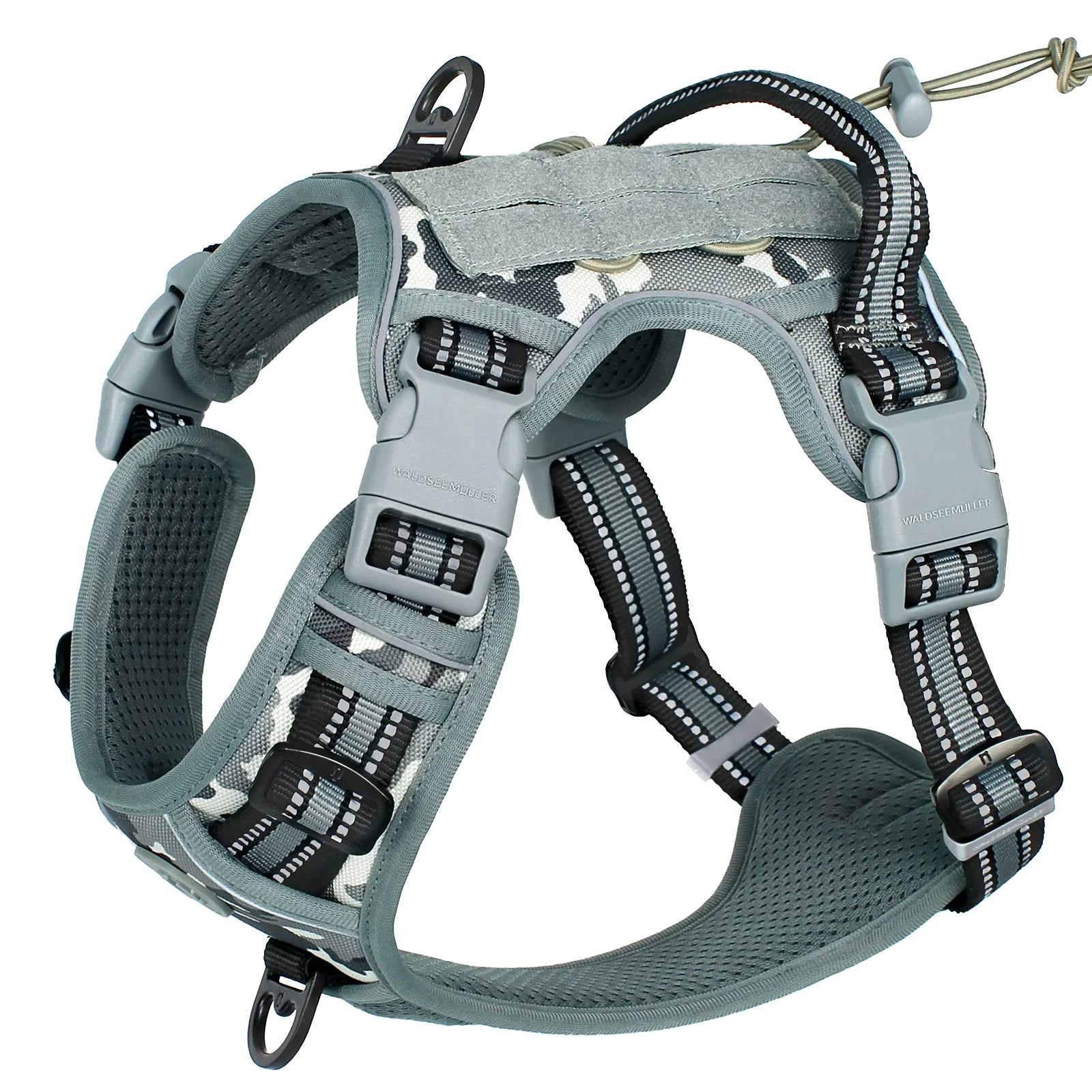 PawHaven Tactical No-Pull Dog Harness-Reflective Control Training Vest