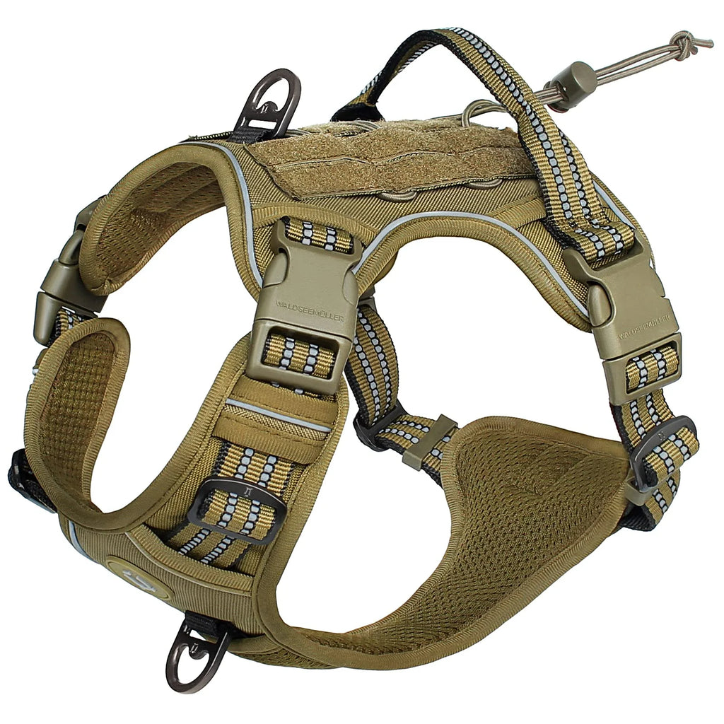 PawHaven Tactical No-Pull Dog Harness-Reflective Control Training Vest