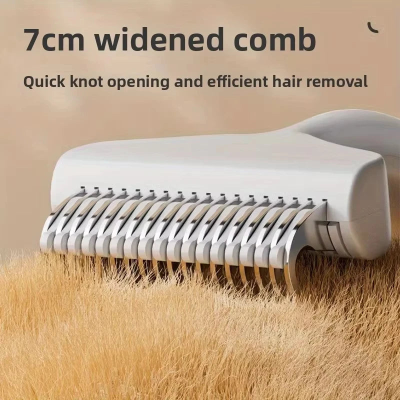 Stainless Steel Dog Hair Removal Brush Comb Pet Hair Remover Brush For Dogs Grooming Tools Pets Dematting Comb Dogs Accessories